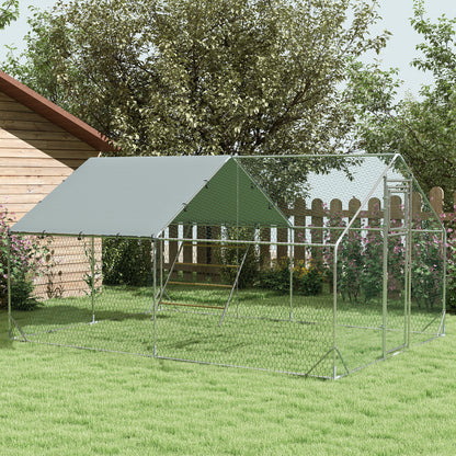 Pawhut Gallinero Para Exterior 12 M² 3x4x1_1