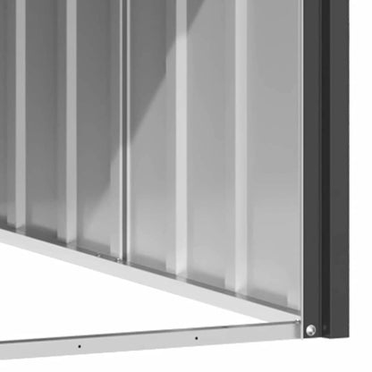Vidaxl Casa Perros Acero Galvanizado Gris Antracita 116,5x153x81,5 Cm_4