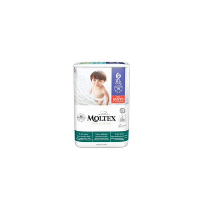 Pants Moltex Pure & Nature T6 (+14 kg), 18 Uds