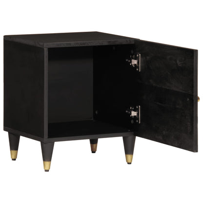 Mesitas De Noche 2 Uds Madera Maciza De Mango 40x33x46 Cm_1
