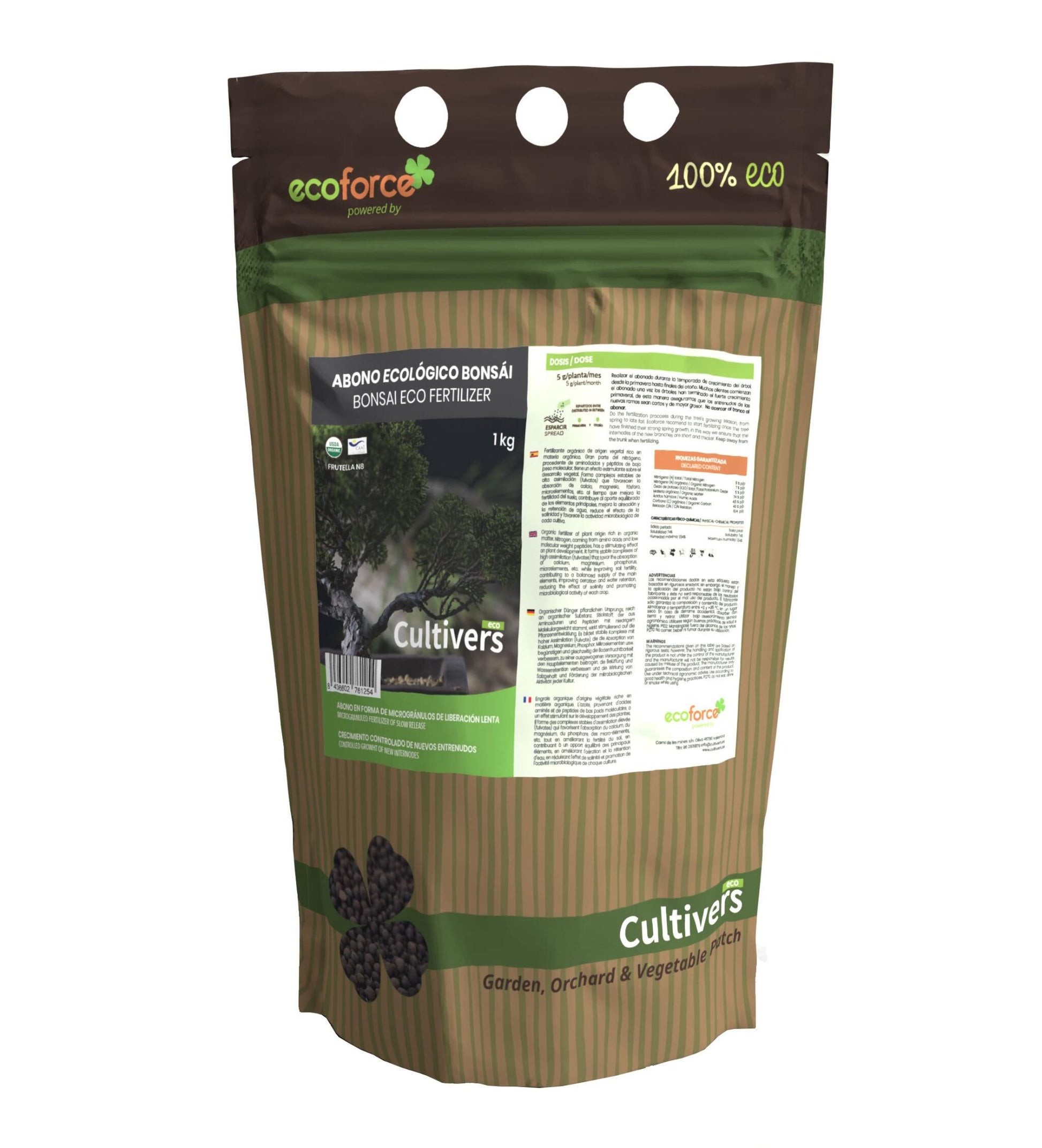 Abono Bonsai Ecológico Cultivers 2x5kg_1