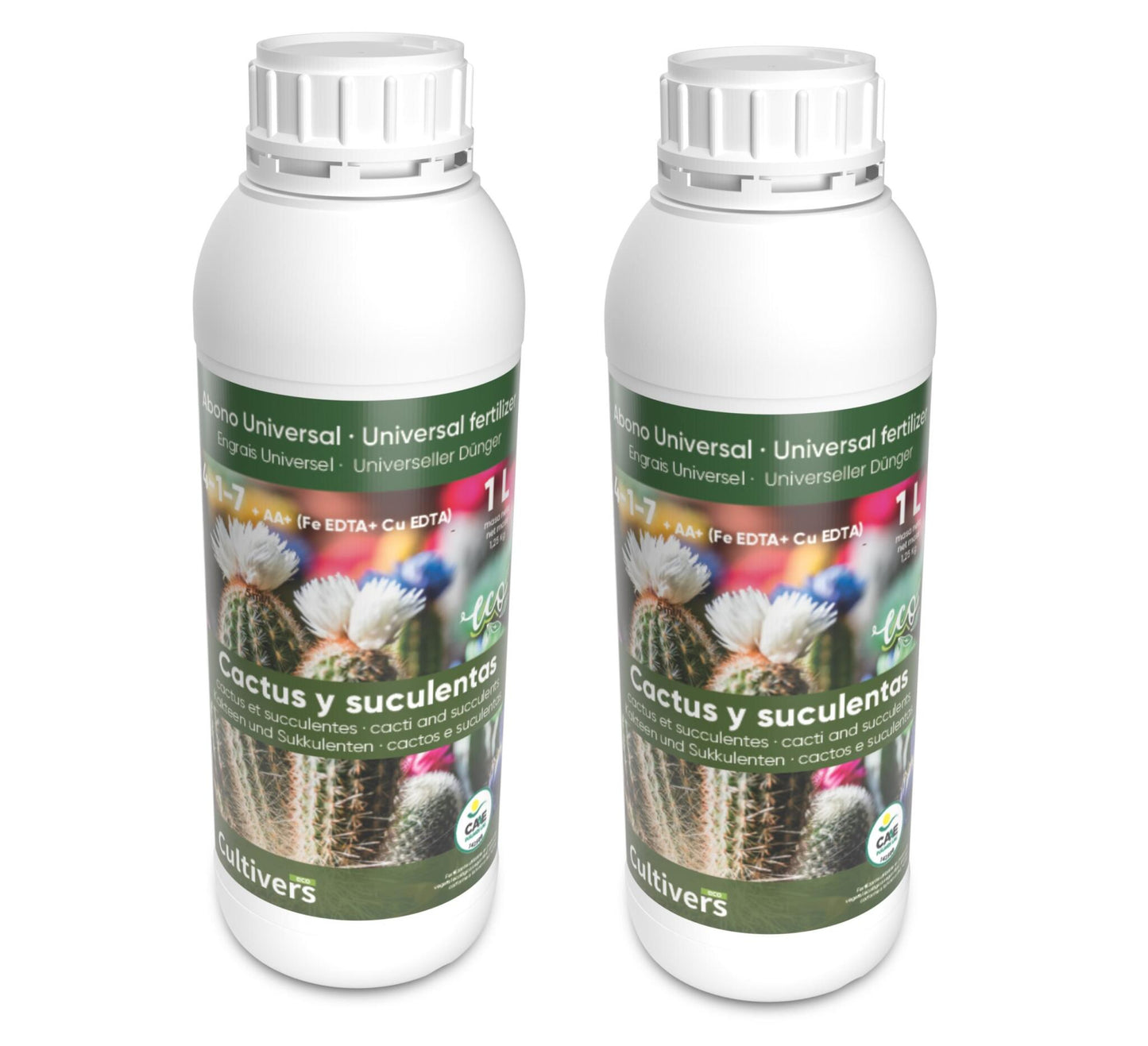 Abono Cactus Líquido Ecológico Cultivers 1 L_1