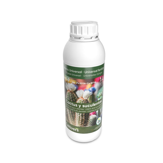 Abono Cactus Líquido Ecológico Cultivers 2x1l_0
