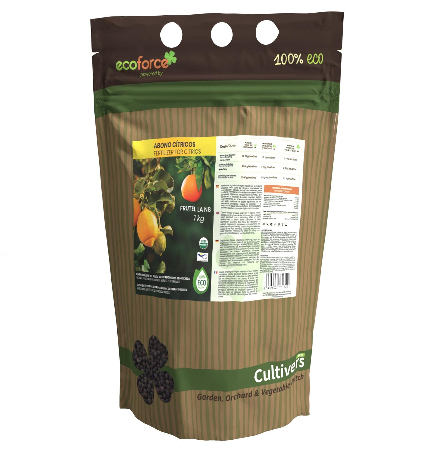 Abono Cítricos Ecológico Cultivers 2x5kg_0