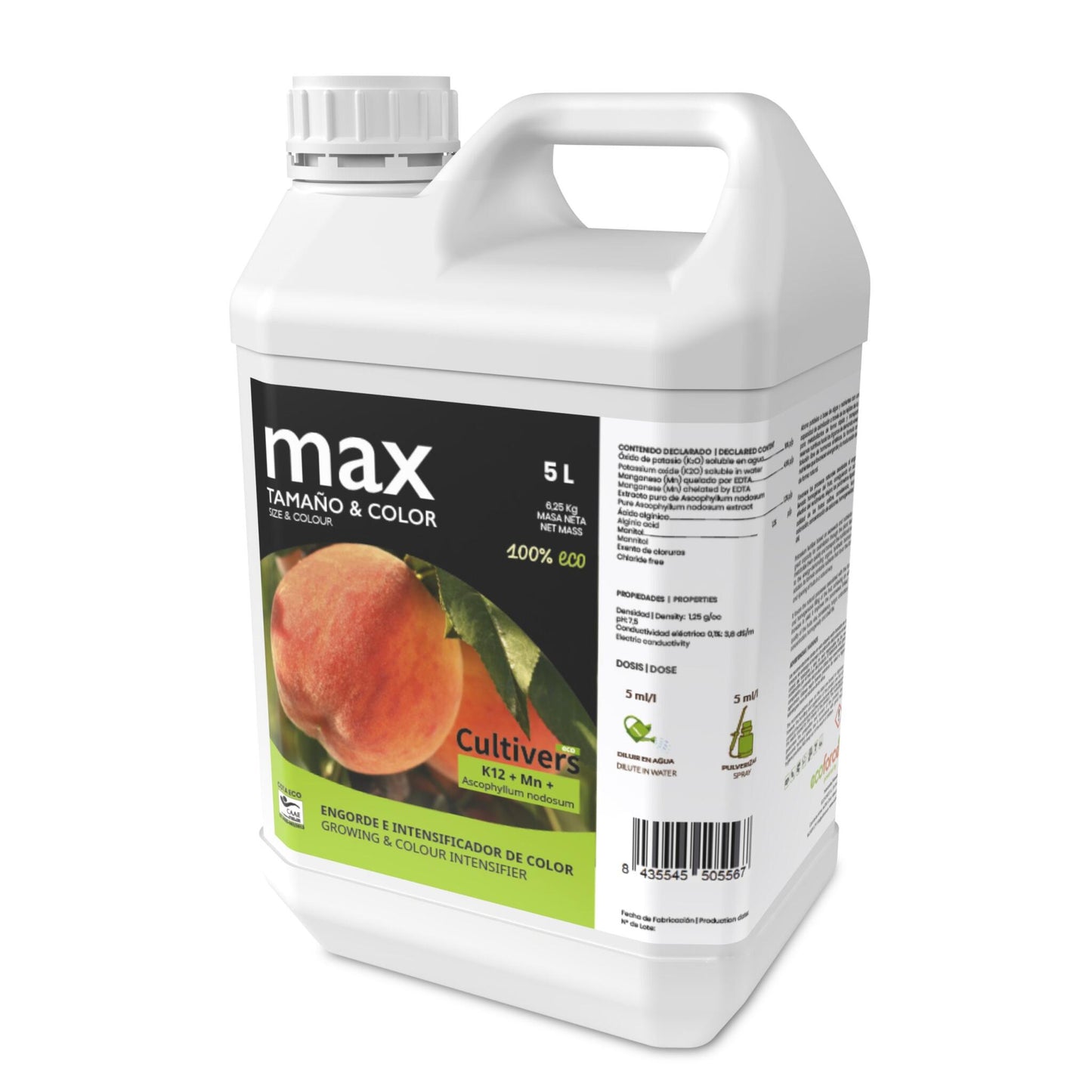Abono Engorde E Intensificador De Color Cultivers 2x1l_2