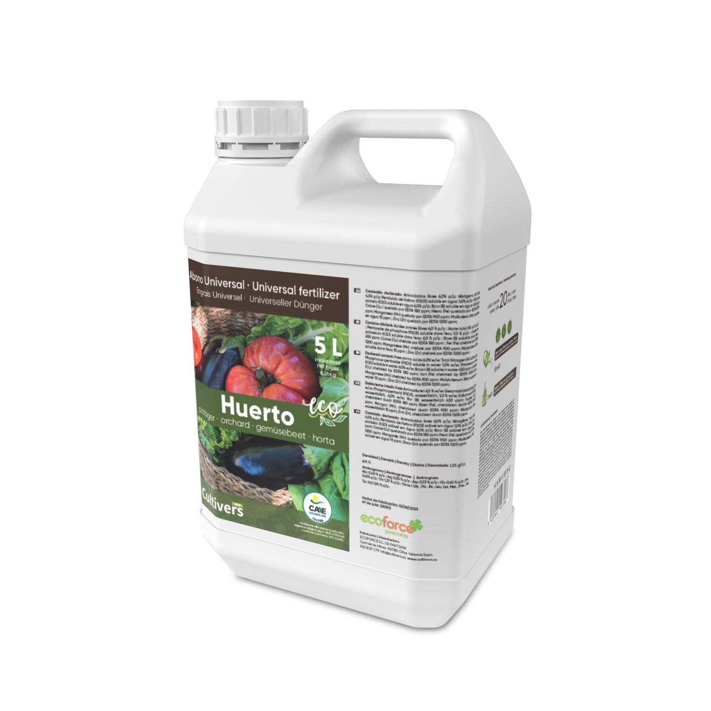Abono Huerto Líquido Ecológico Cultivers 2x1l_2