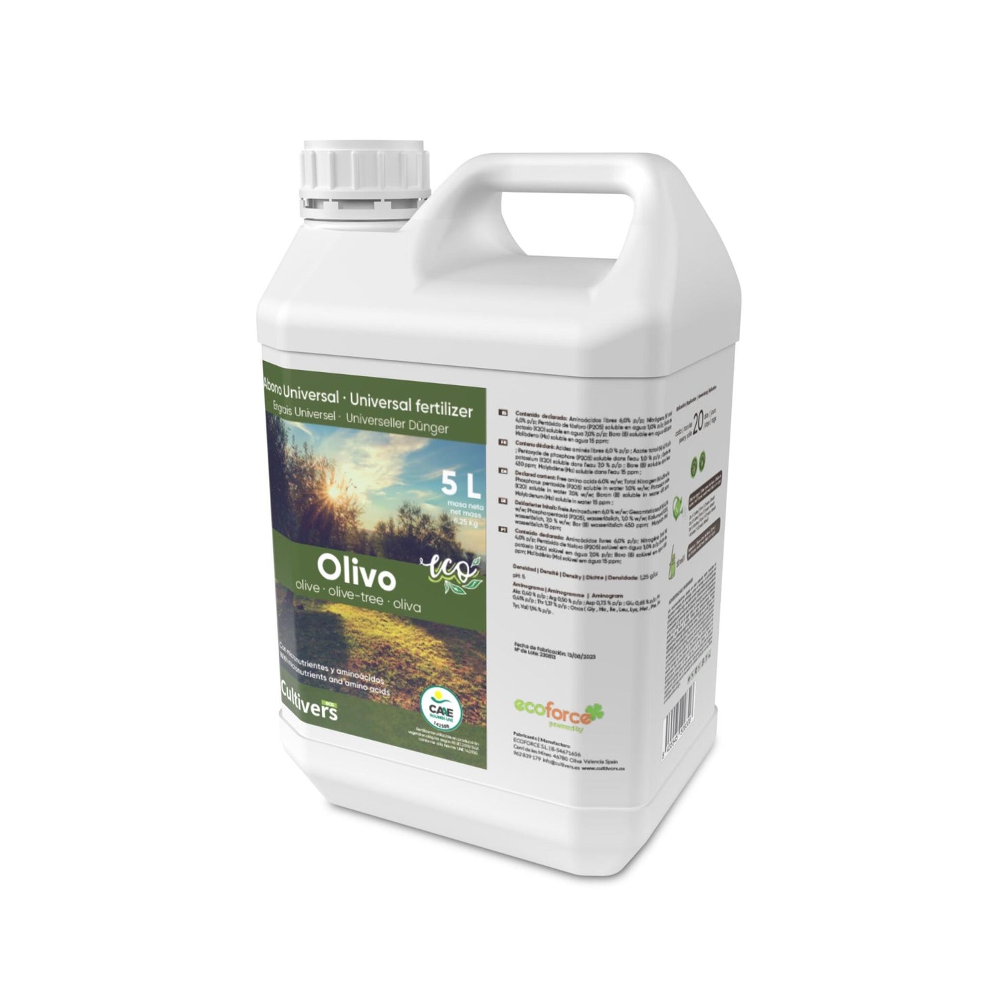 Abono Olivo Líquido Ecológico Cultivers 10 L_1