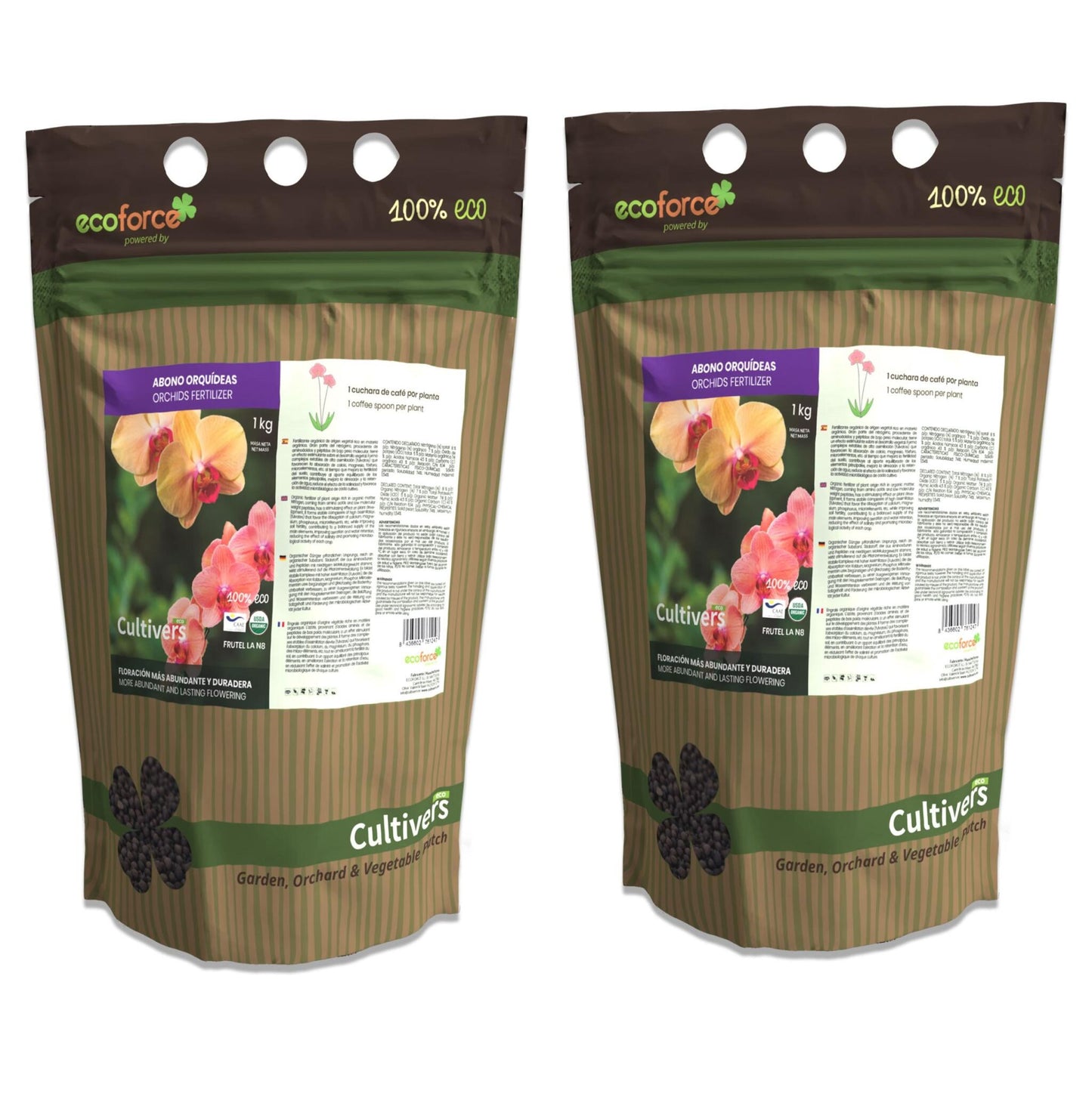 Abono Orquídeas Ecológico Cultivers 2x1kg_1
