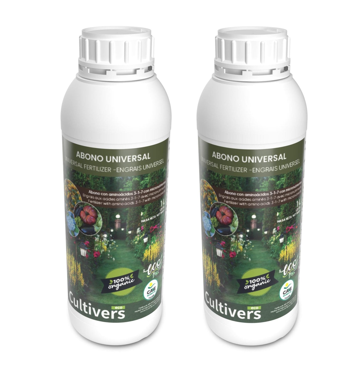Abono Universal Líquido Ecológico Cultivers 2x1l_1