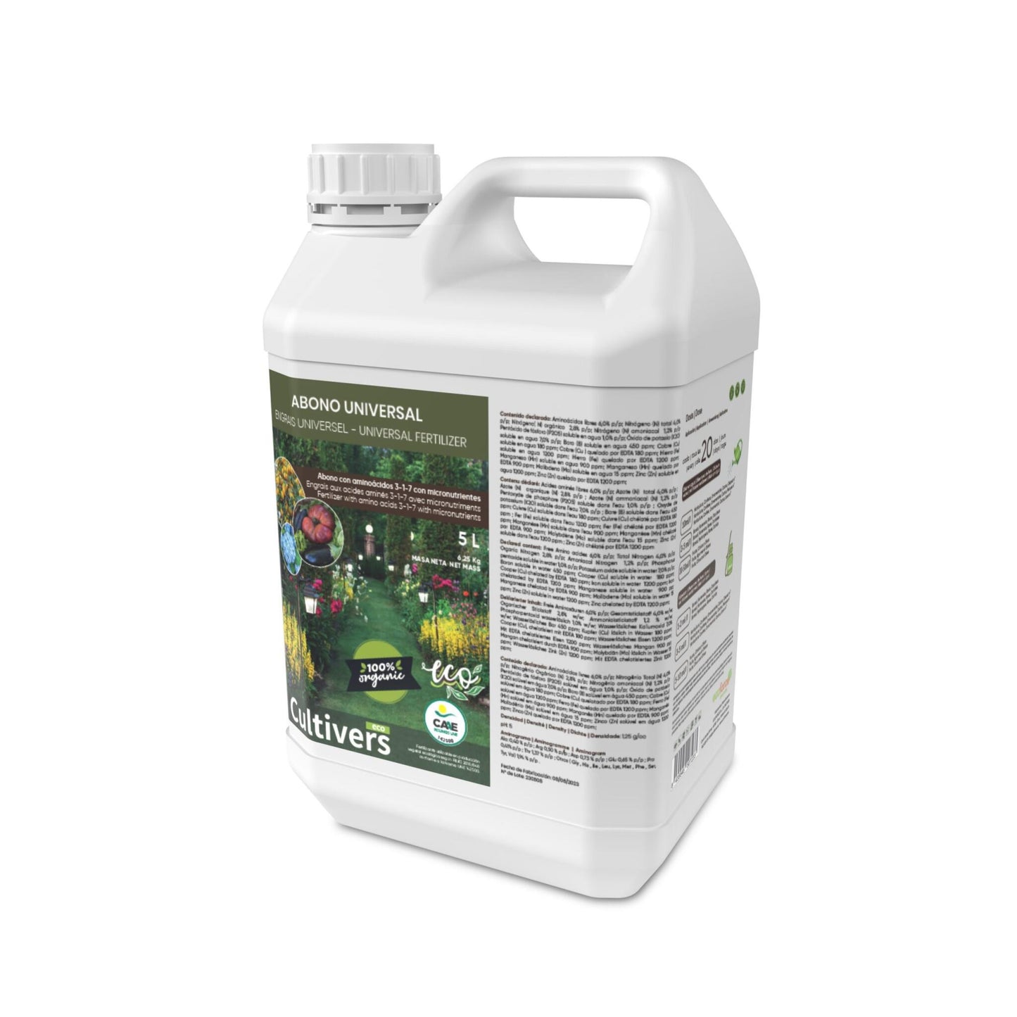 Abono Universal Líquido Ecológico Cultivers 2x1l_2