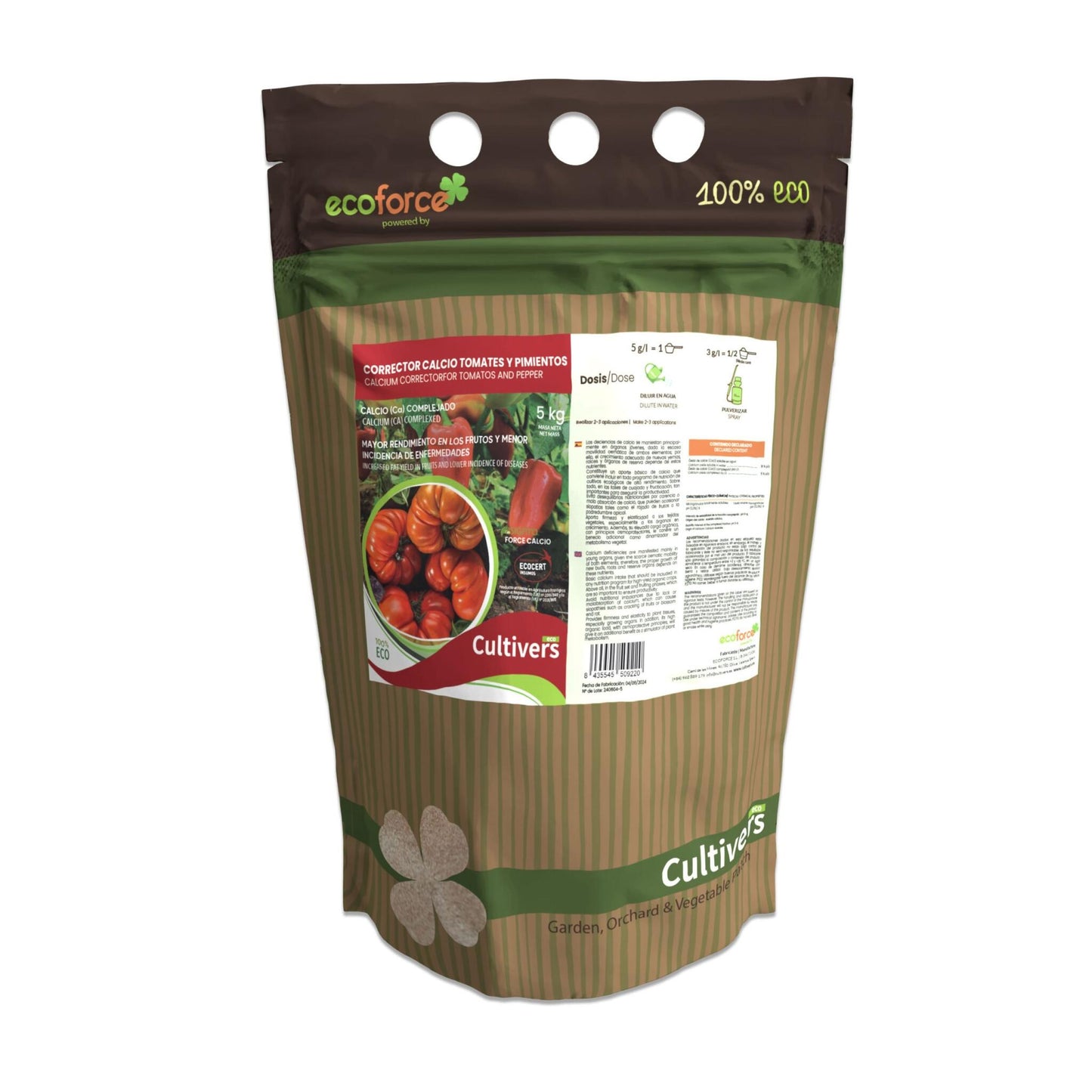 Abono calcio para tomates y pimientos Ecológico Cultivers_2