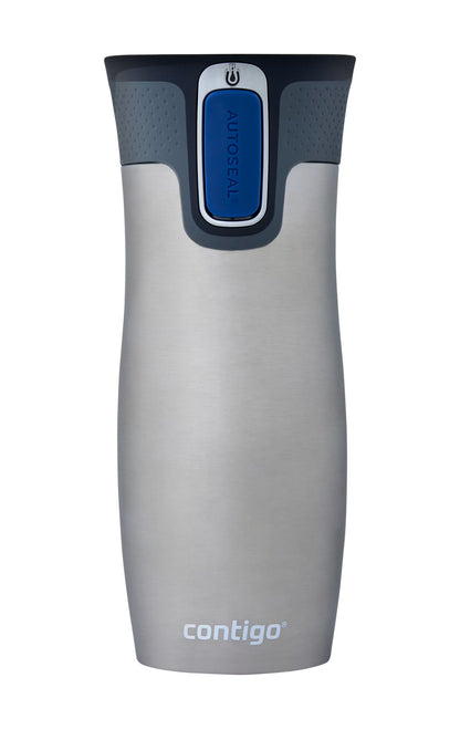Termo Acero Inoxidable West Loop SS 470ML con Autosellado Acero Contigo