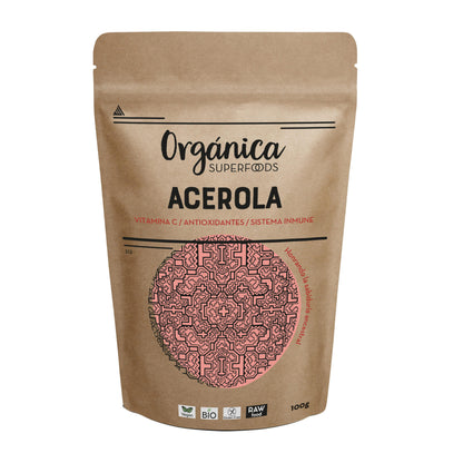 Acerola Bio Liofilizada De Brasil 70g - Orgánica Superfoods_0