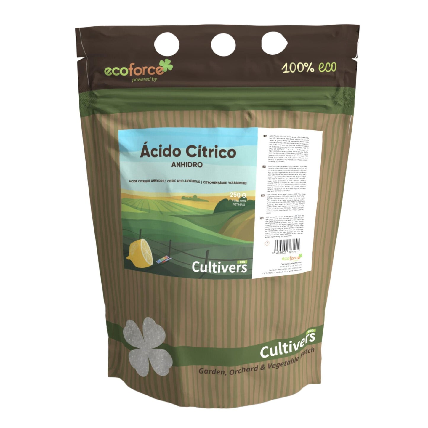 Ácido Cítrico Anhidro Cultivers 1 Kg_1