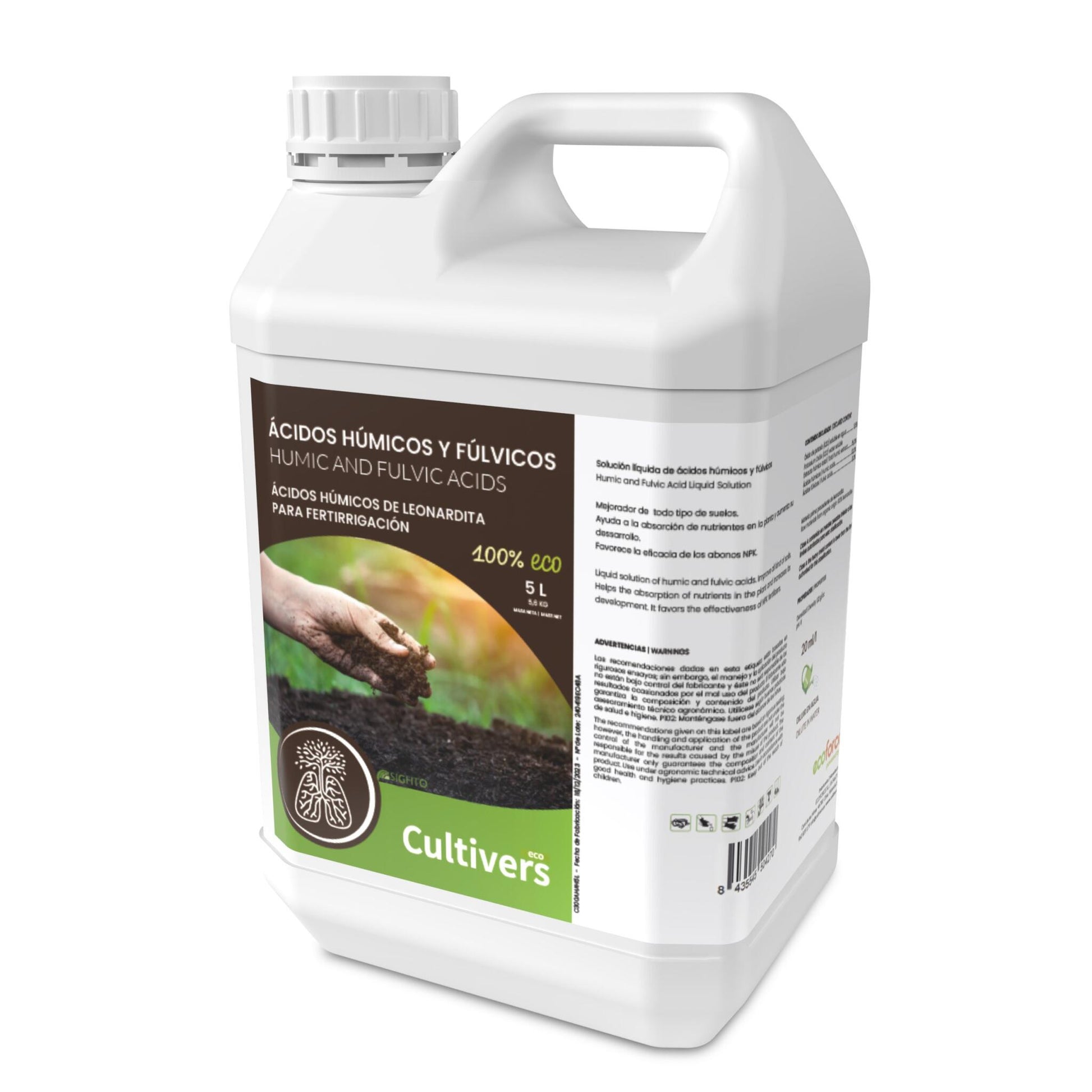 Ácidos Húmicos Líquido Cultivers 5 L_2
