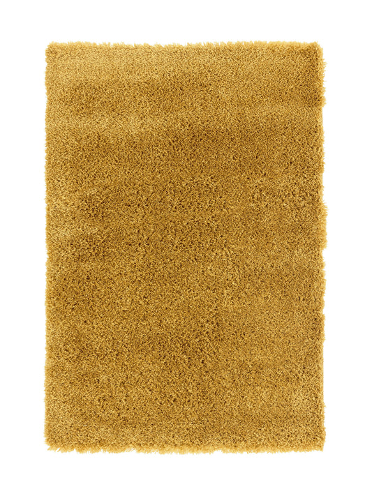 Alfombra De Salón Shaggy Amarillo Mostaza 60x90cm - Decoración - Mobiliario Doméstico_0