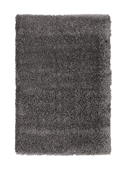 Alfombra De Salón Shaggy Gris Antracita 60x90cm- Decoración- Mobiliario De Hogar_0