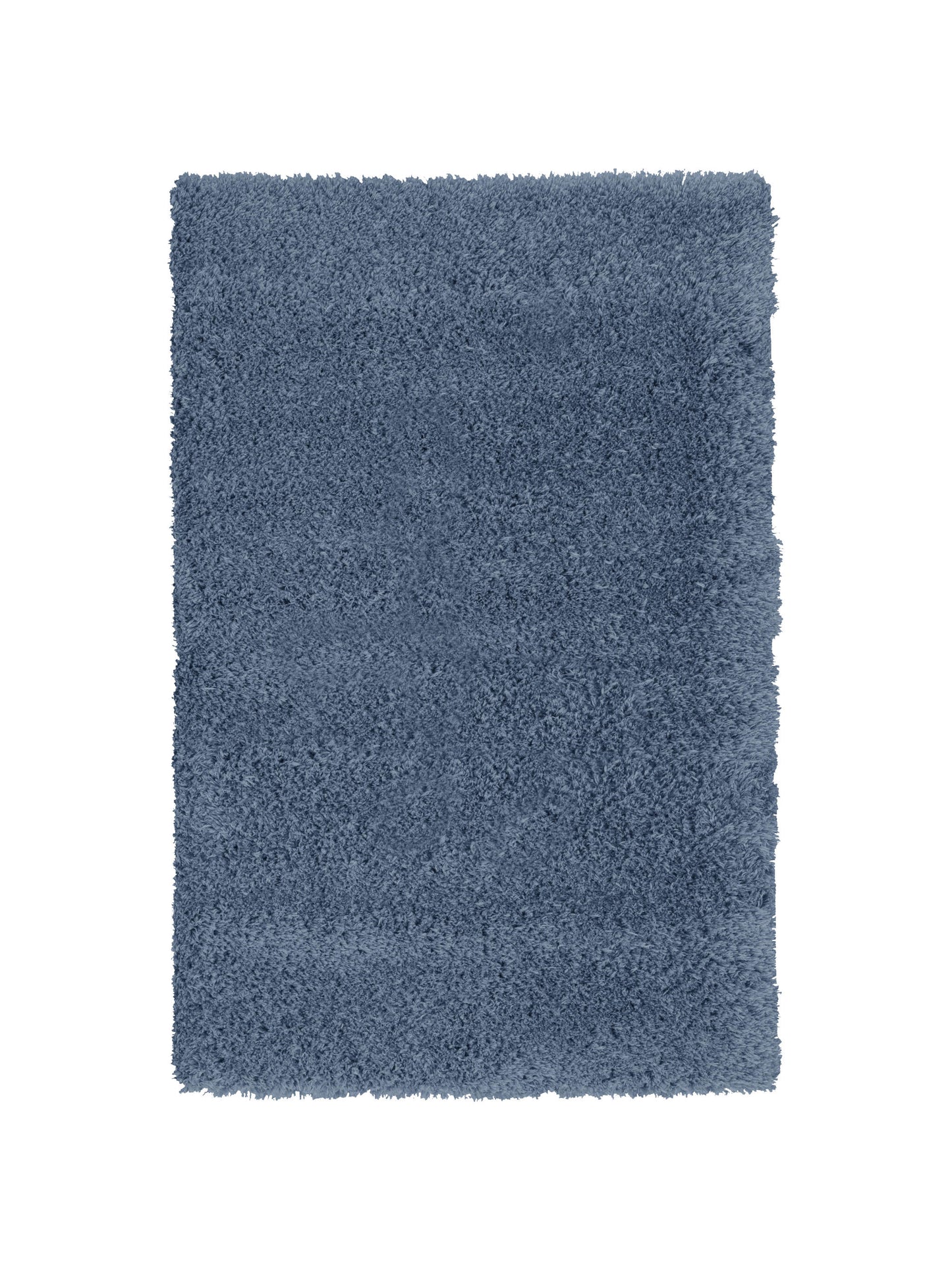 Alfombra Microfibra Salón, Baño, Dormitorio Azul Liso Pelo Suave 80x120cm- Decoración- Mobiliario Hogar_0