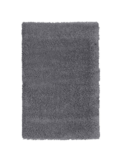 Alfombra Microfibra Salón, Baño, Dormitorio Gris Pelo Suave 80x120cm- Decoración- Mobiliario Hogar_0