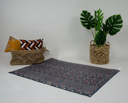 Alfombra Salón, Alfombra Dormitorio Pelo Suave Con Motivos Étnicos Morado 80x120cm- Decoración- Mobiliario Hogar_2