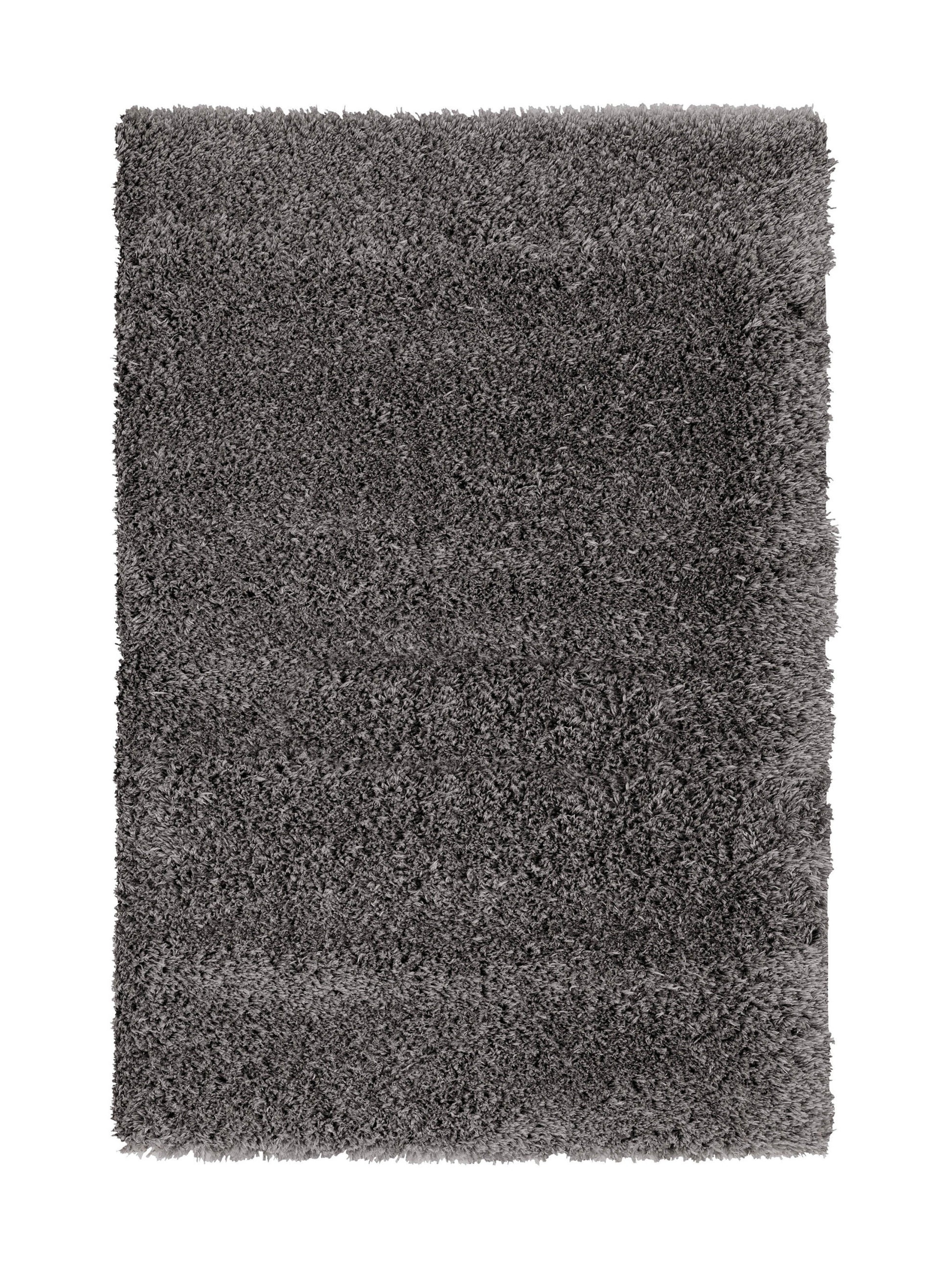 Alfombra Salón, Dormitorio Gris Liso Shaggy Suave Pelo Largo 100x150cm- Decoración- Mobiliario Del Hogar_0