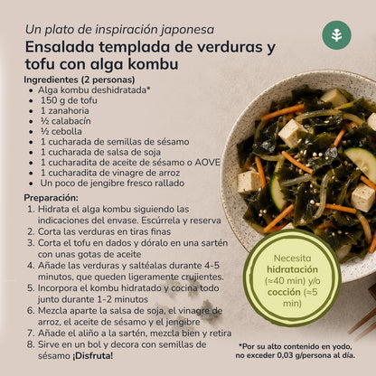 Alga Kombu copos ECO Planeta Huerto 100 g