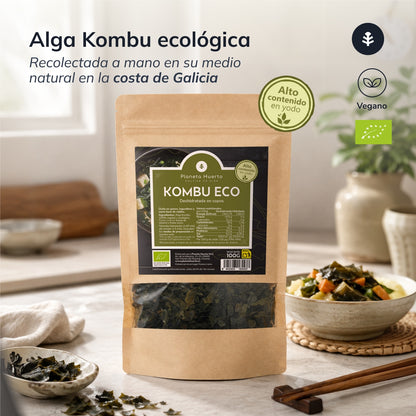 Alga Kombu copos ECO Planeta Huerto 100 g