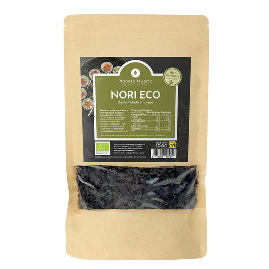 Alga Nori copos ECO Planeta Huerto 100 g