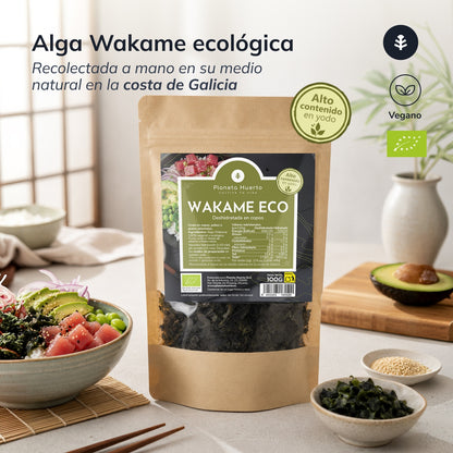 Alga Wakame copos ECO Planeta Huerto 100 g