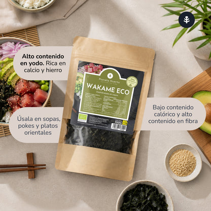 Alga Wakame copos ECO Planeta Huerto 100 g