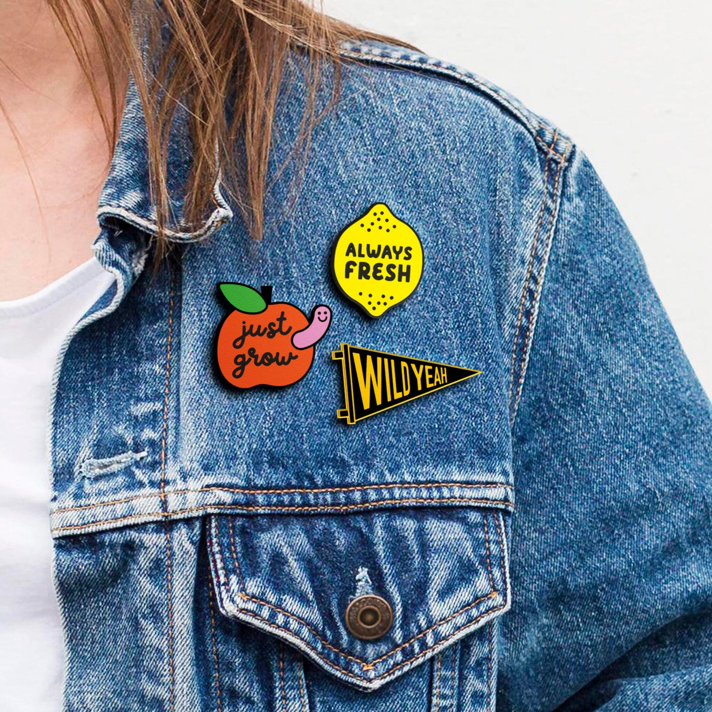 Always Fresh Pin | Accesorio Moderno Y Original Para Chaquetas, Mochilas Y Bolsos_2
