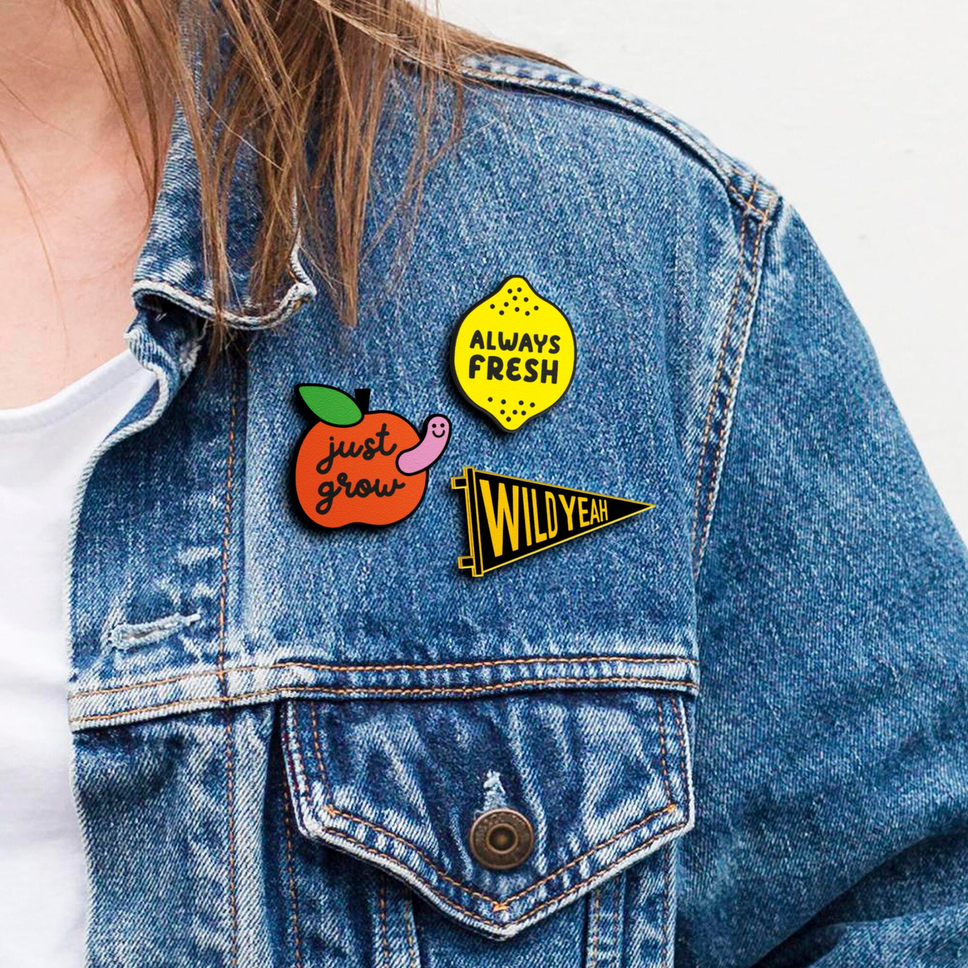 Always Fresh Pin | Accesorio Moderno Y Original Para Chaquetas, Mochilas Y Bolsos_2