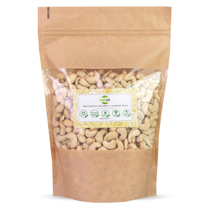 Anacardos Crudos Naturales Natuvid | 1 kg | PREMIUM | Sin tostar y sin sal | 100 % Naturales | Origen Africano | Vegano_0