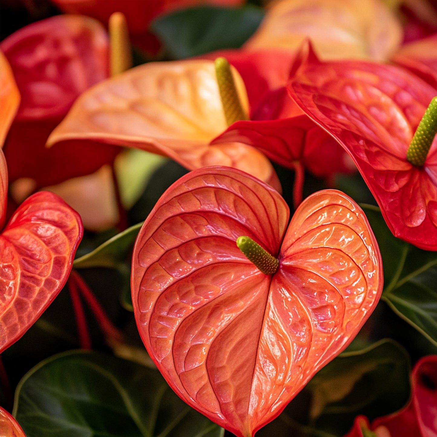 Anturio - Anthurium 'madural Orange' - Altura 40-55cm - Ø14cm_3