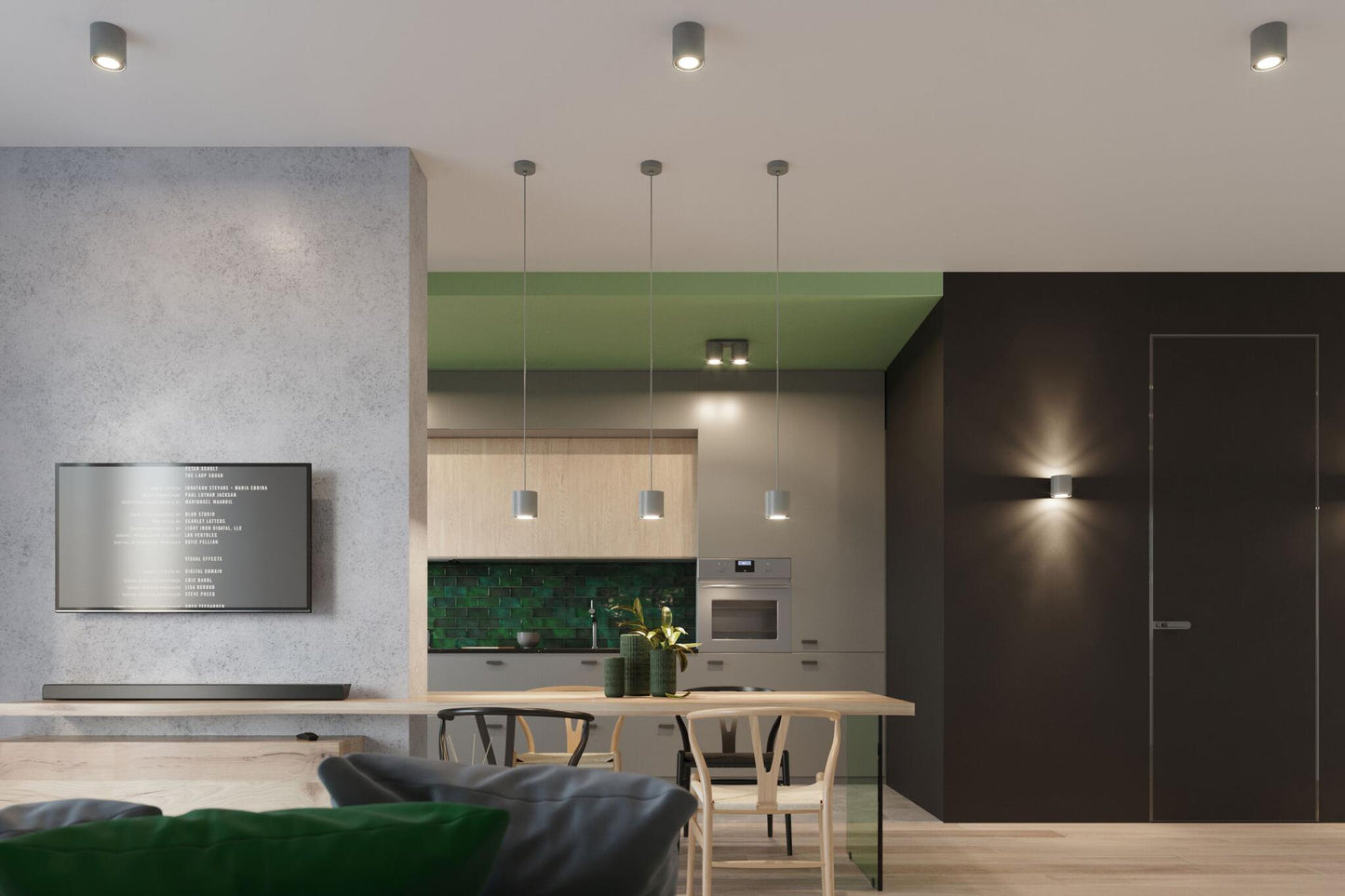 Aplique De Pared Orbis 1 Gris, G9_4