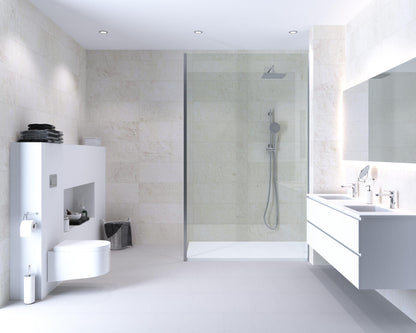 Aqua-step- All In One - Paneles De Pared A Prueba De Agua Y Panel De Sueloe  - French Limestone  - 6 Paneles (2,34m²)_2