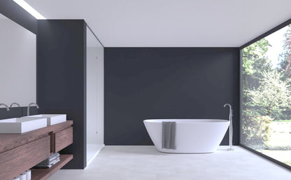 Aqua-step- All In One - Paneles De Pared A Prueba De Agua Y Panel De Sueloe  - Graphit Schwarz - 6 Paneles (2,34m²)_2