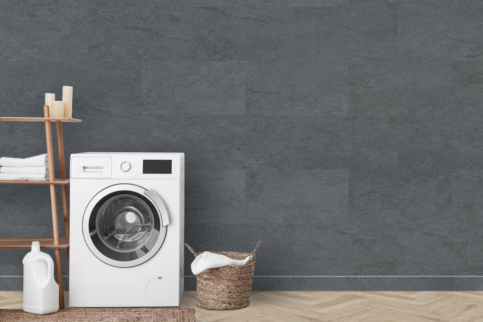 Aqua Click Tiles - Paneles De Pared A Prueba De Agua Y Panel De Sueloe  - Norwich  - Negro - 12 Paneles (2,23m²)_2