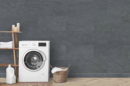 Aqua Click Tiles - Paneles De Pared A Prueba De Agua Y Panel De Sueloe  - Norwich  - Negro - 12 Paneles (2,23m²)_2