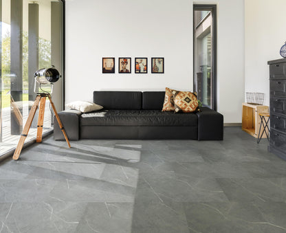 Aqua Click Tiles Xl - Paneles De Pared A Prueba De Agua Y Panel De Sueloe  - Hawick Xl - Gris - 5 Paneles (2,26m²)_3