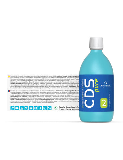 Aquarius Pro Life - Cdspure | 500 Ml Solución De Dióxido De Cloro_4