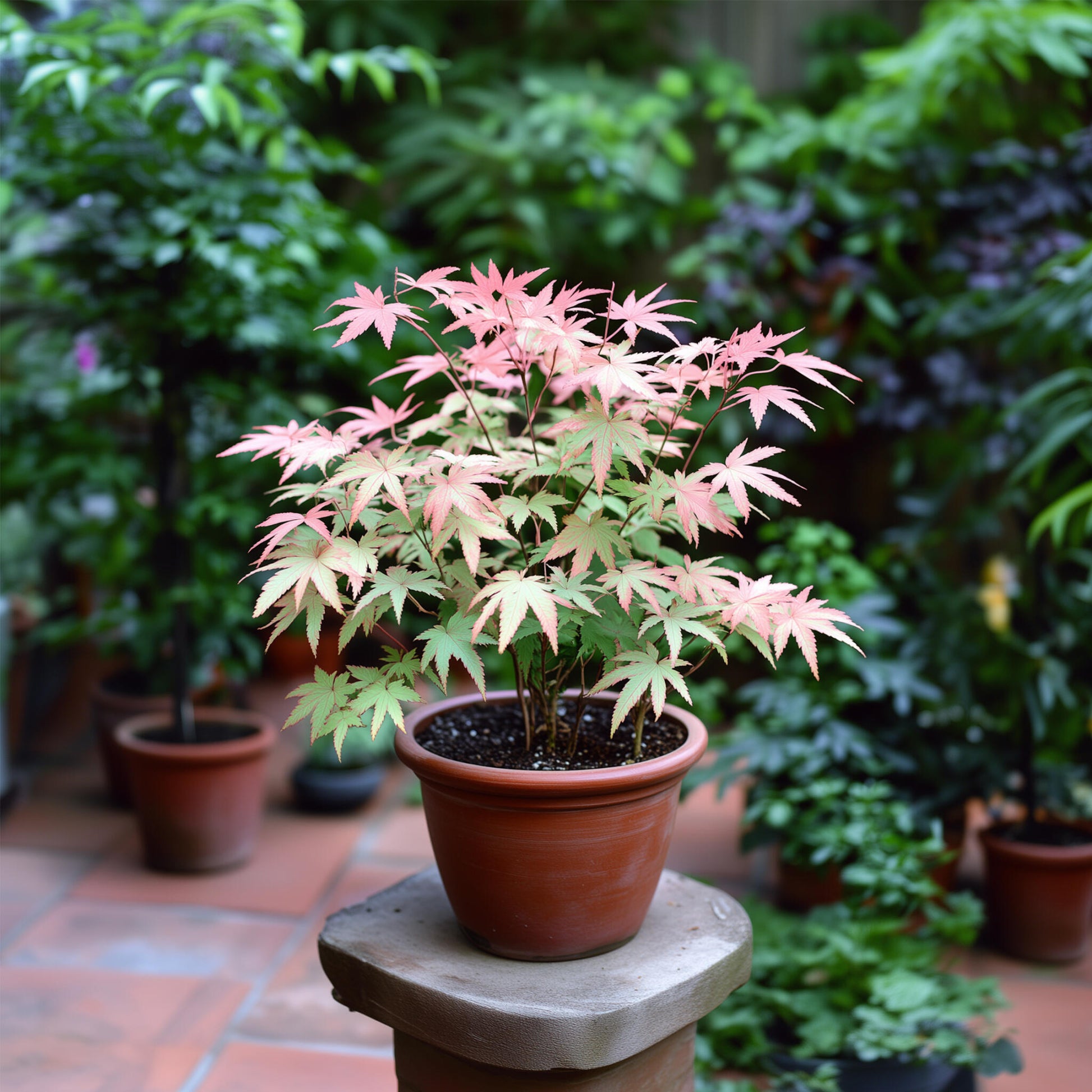 Arce Japonés - 2 Pzs - Acer Palmatum 'taylor' - Altura 50-60cm - ⌀19cm_4