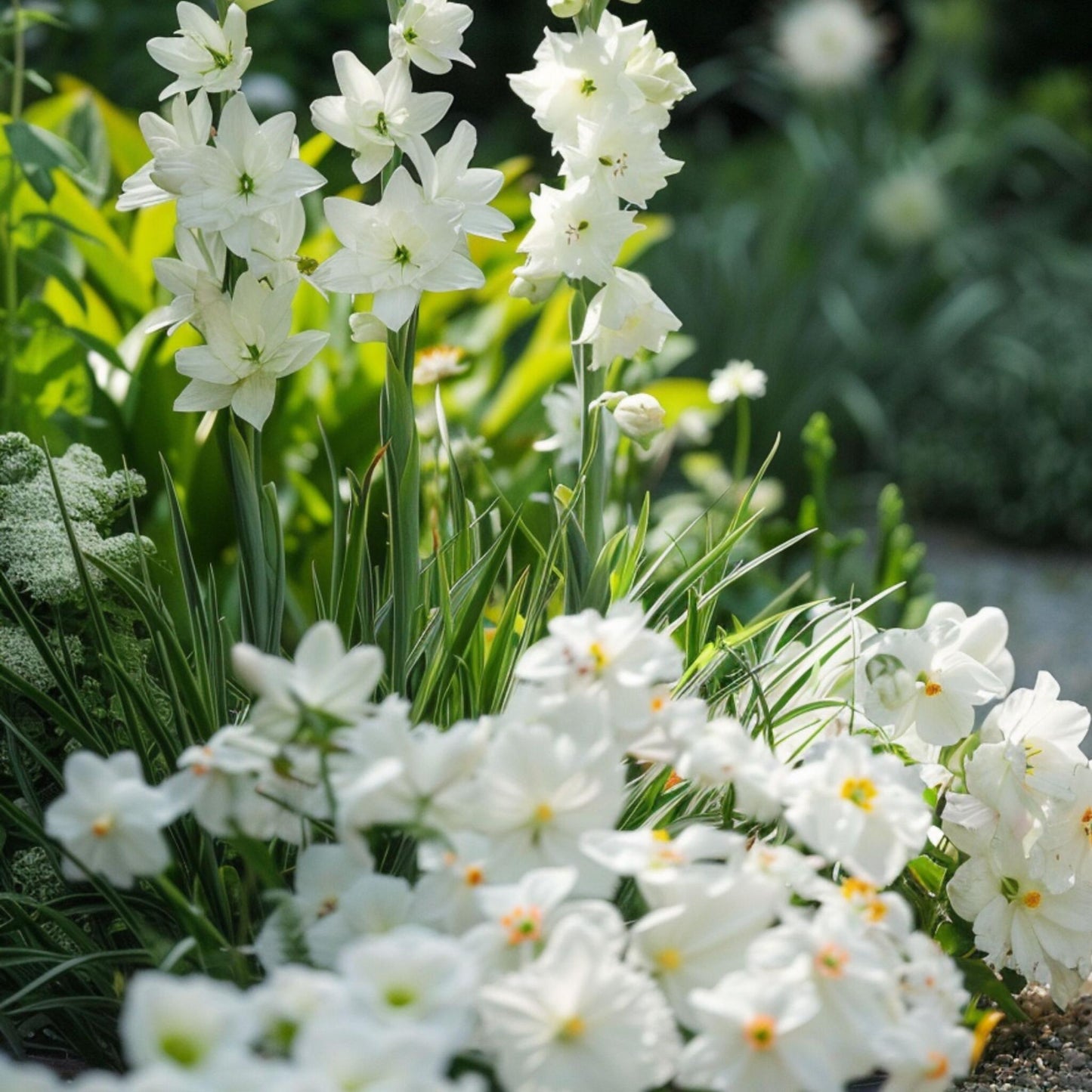 Armonía De Flores Blancas - 125 Pzs - Bulbos De Flores_1