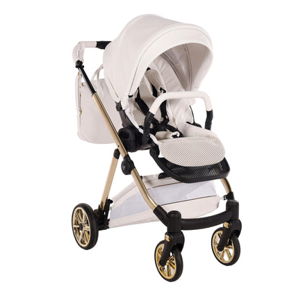 Art Deco Cochecito De Bebé Duo Blanco_1