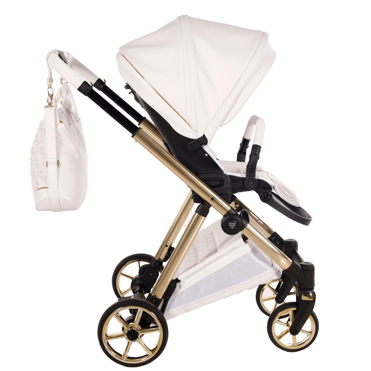Art Deco Cochecito De Bebé Duo Blanco_3
