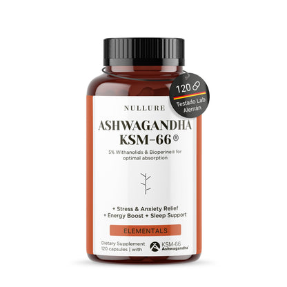 Ashwagandha orgánica ksm-66 + bioperine – antiestrés, energía y equilibrio emocional (120 cápsulas)_0