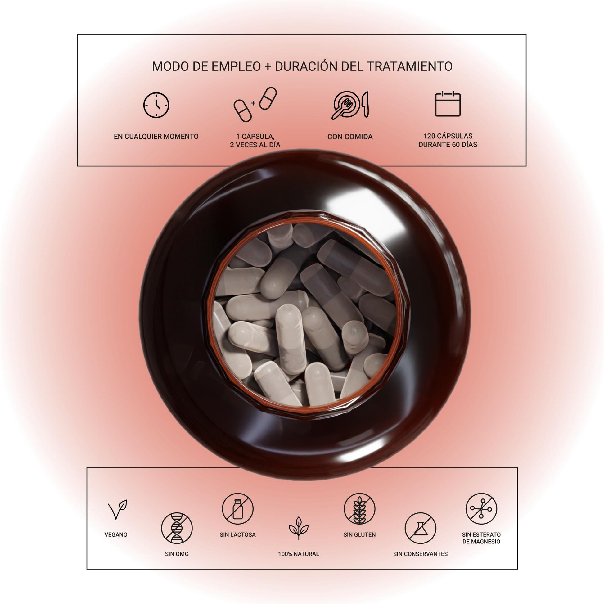 Ashwagandha orgánica ksm-66 + bioperine – antiestrés, energía y equilibrio emocional (120 cápsulas)_3