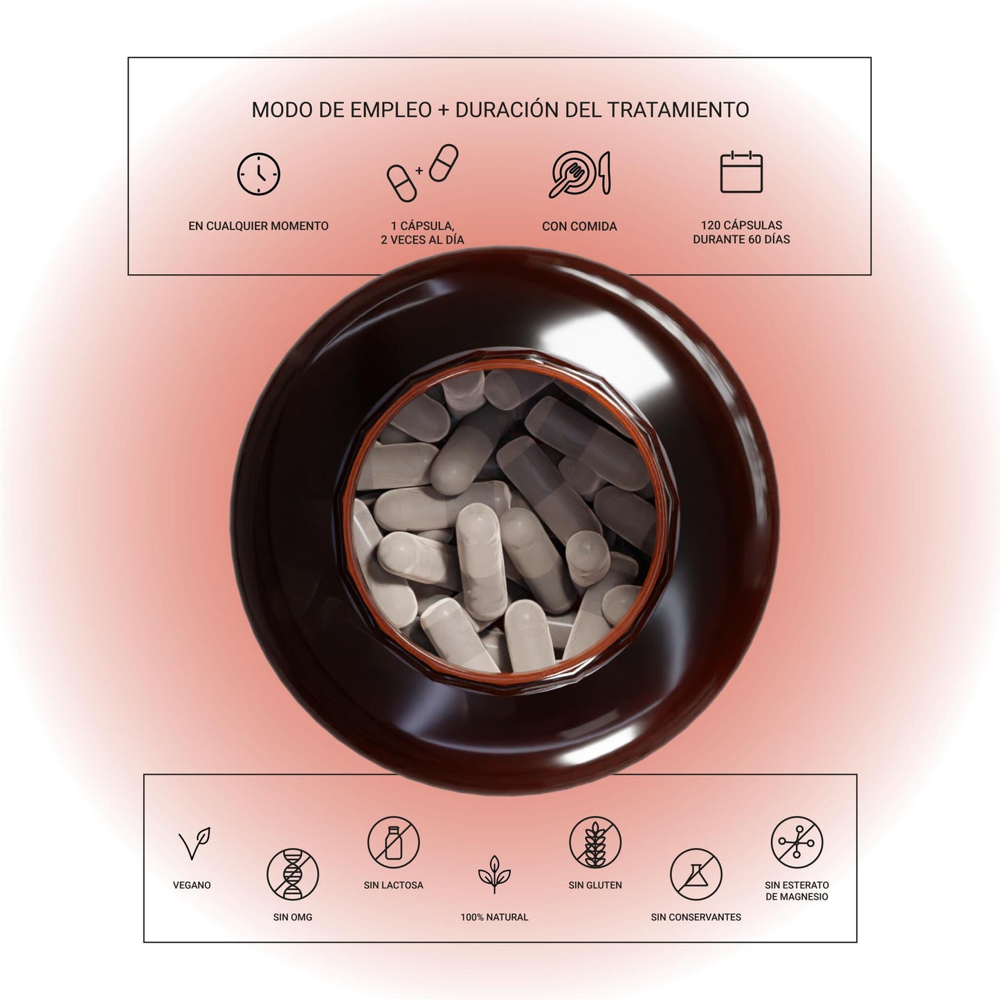 Ashwagandha orgánica ksm-66 + bioperine nullure – antiestrés, energía y equilibrio emocional (120 cápsulas)_3