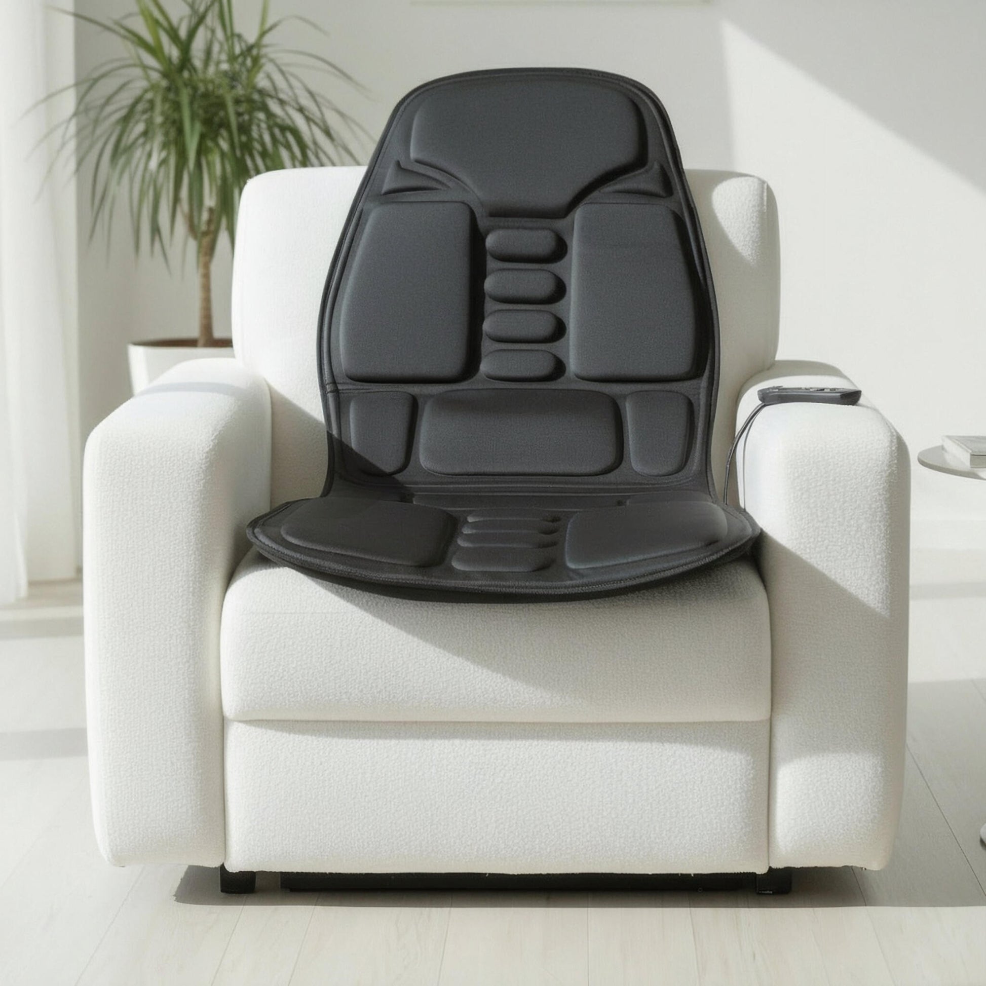 Asiento De Masaje Calefactable Para Espalda Y Zona Lumbar –masajeador Relajante Para Hogar_4