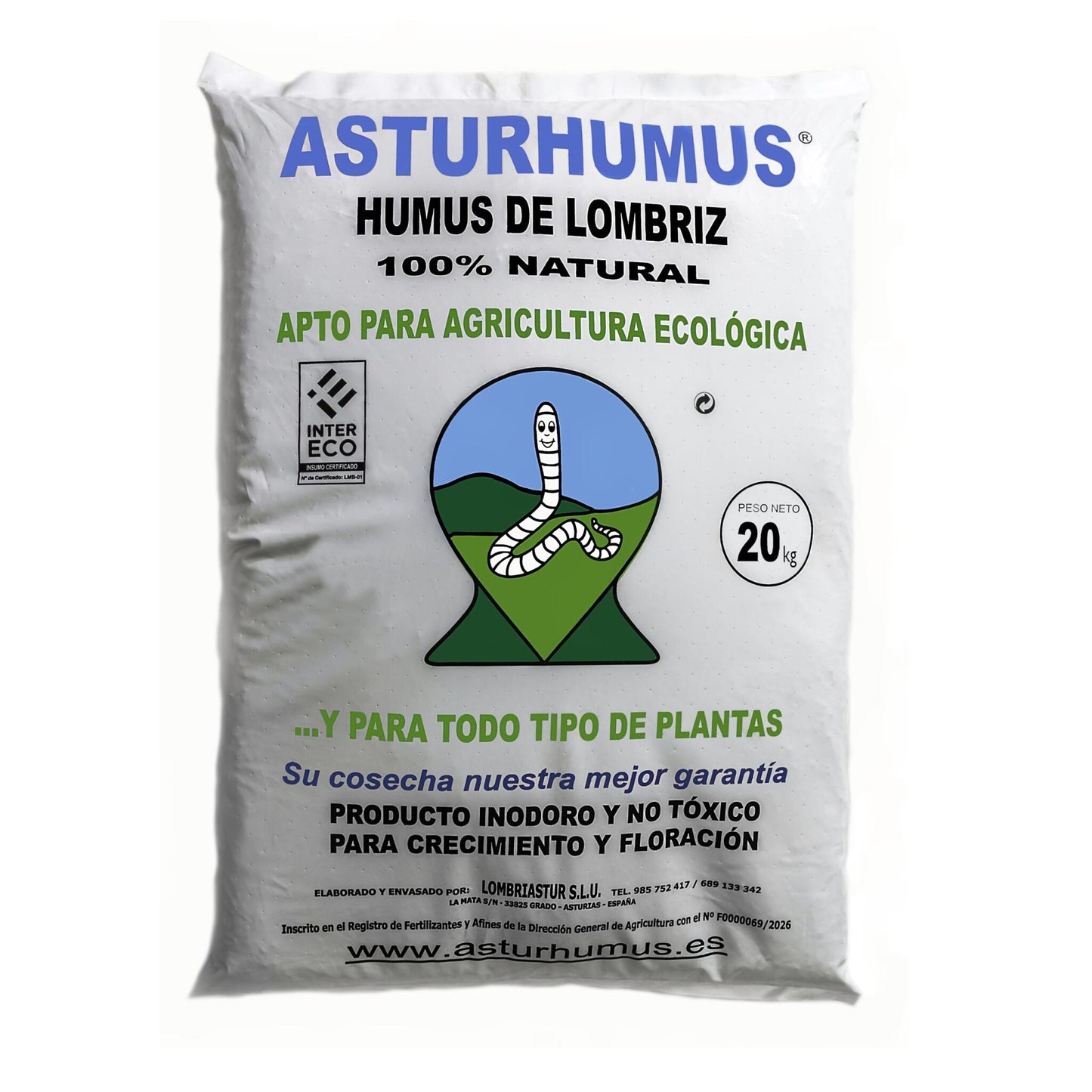 Asturhumus 20 Kg (40 L) - Humus De Lombriz_0